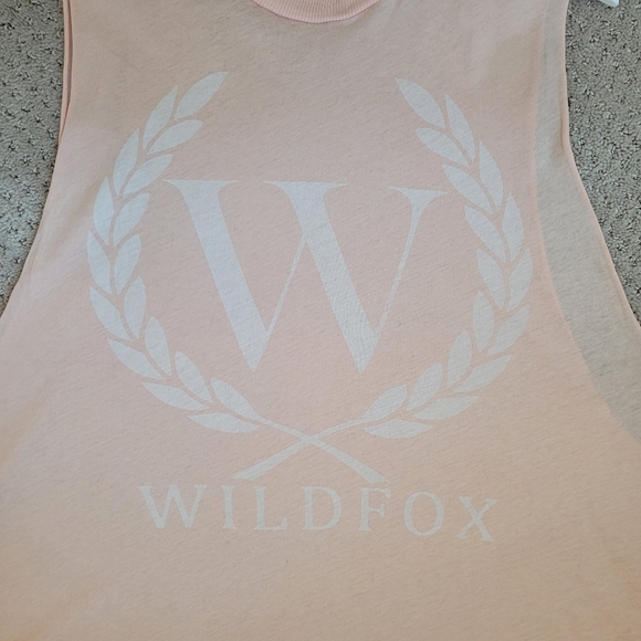 Wildfox oversized peach crest tank top - Picture 7 of 9